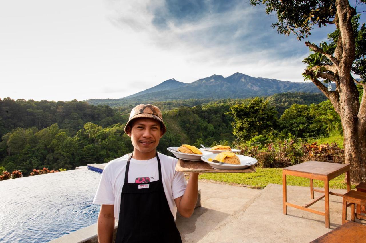 Pondok Guru Bakti Cottage Senaru Esterno foto